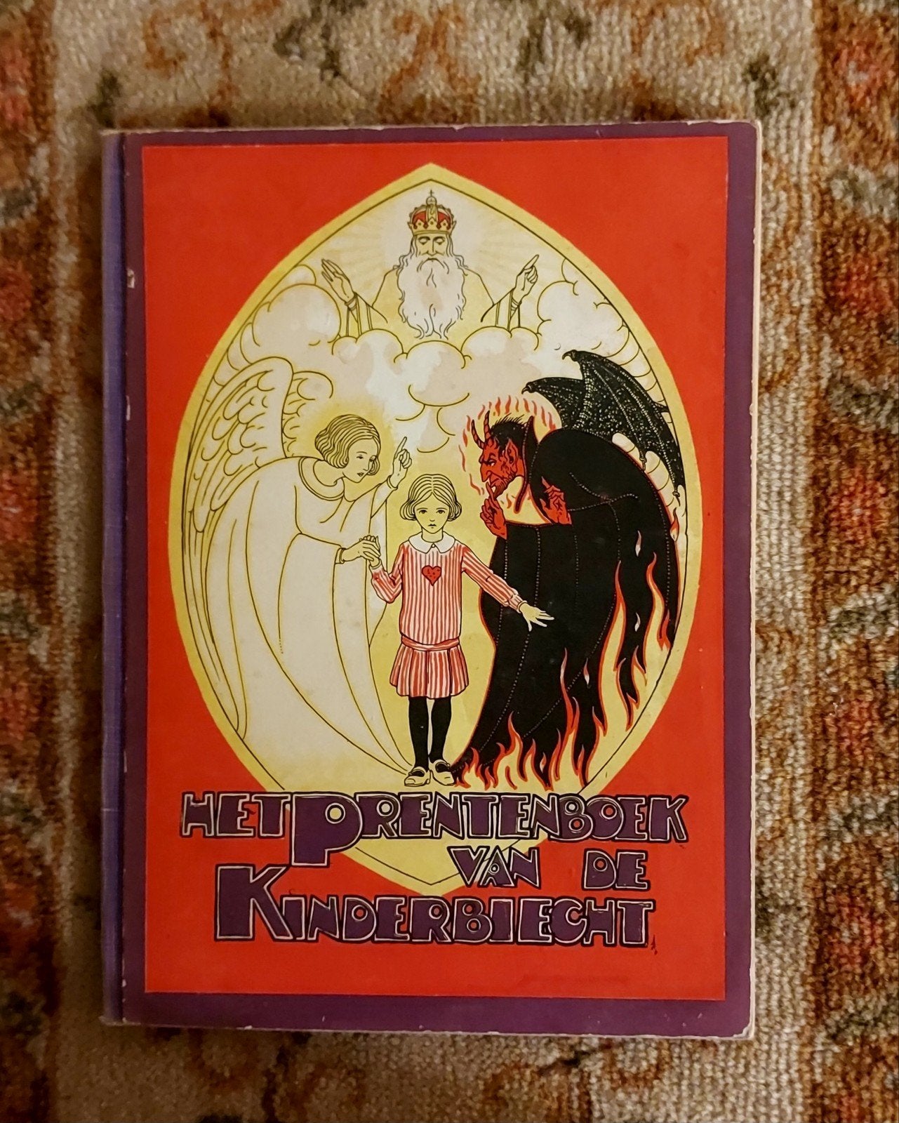 Oud prentenboek van de kinderbiecht Jongensweeshuis Tilburg, Antiek en Kunst, Ophalen