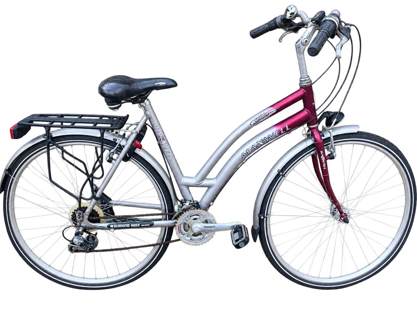 Gebruikte Maxwell damesfiets - Kan nog een ronde mee!, Fietsen en Brommers, Gebruikt, Velgrem, Versnellingen, 50 tot 53 cm