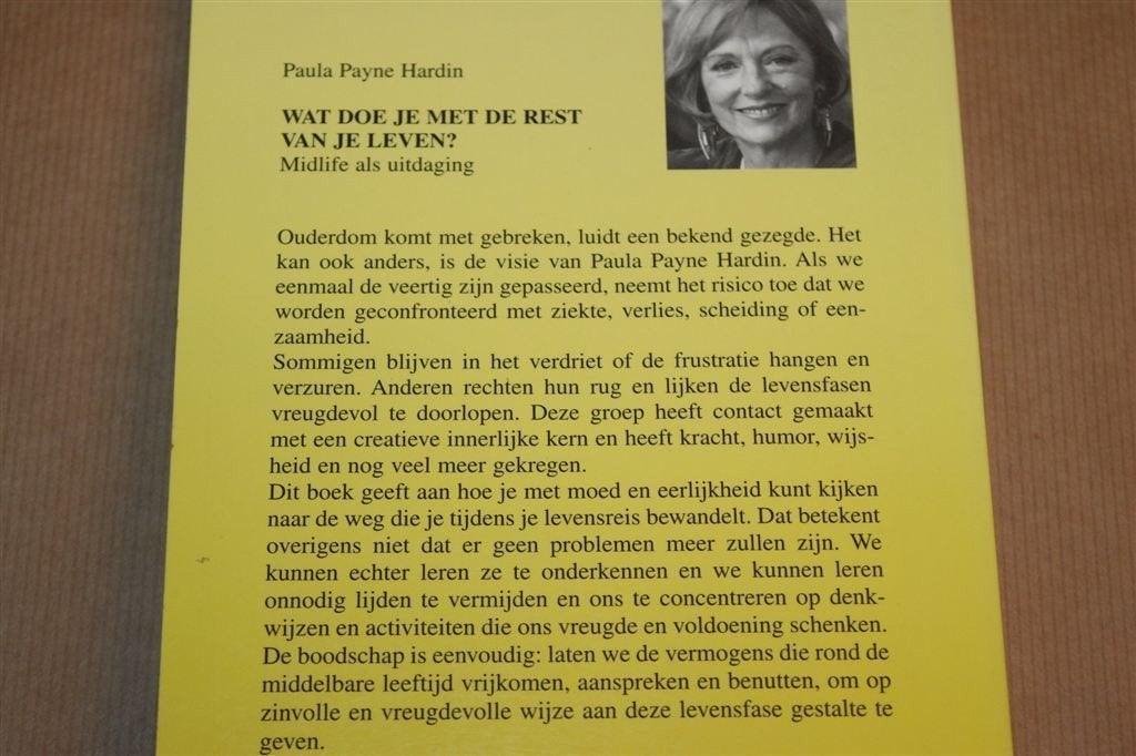 Wat Doe je met de Rest van je Leven — Midlife als Uitdaging, Ophalen of Verzenden, Gelezen, Overige onderwerpen, Achtergrond en Informatie