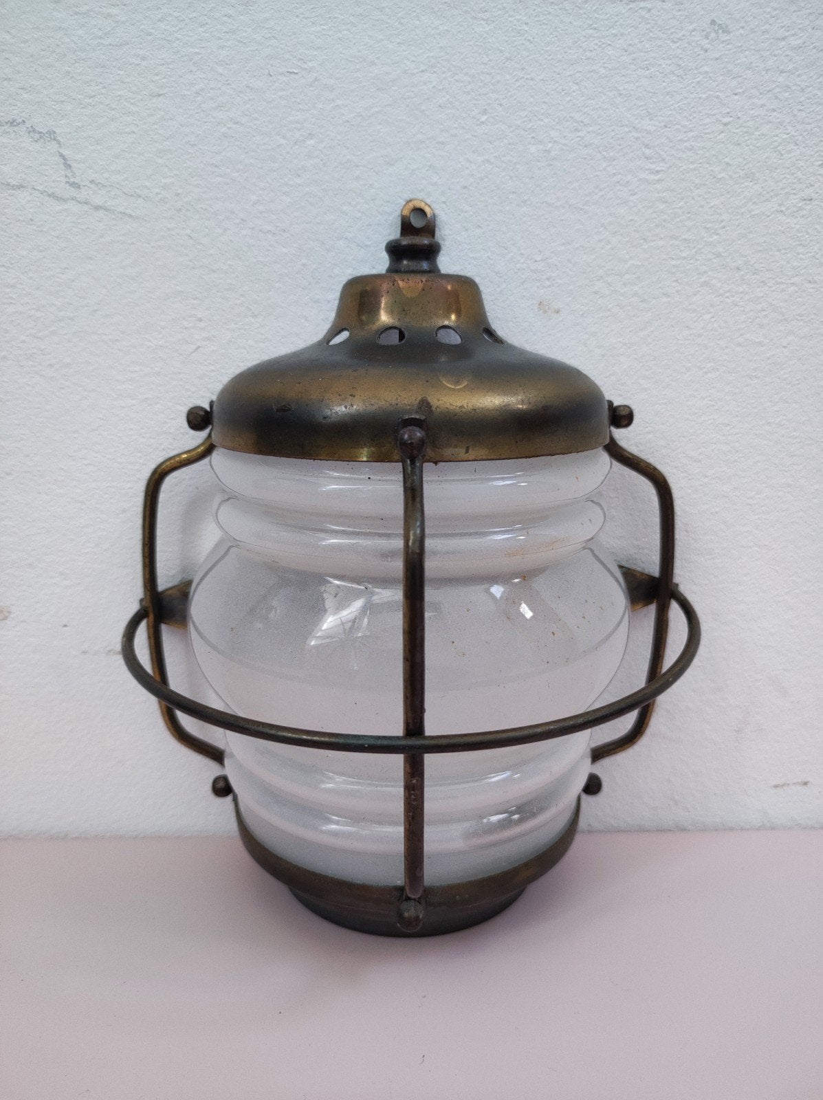Antiek scheepslampje, Ophalen of Verzenden