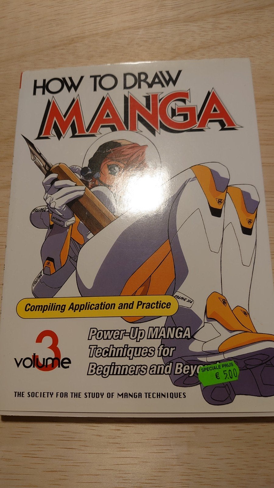 How to Draw Manga Vol. 3: Power-Up Technieken, Ophalen of Verzenden, Zo goed als nieuw, The Society for the Study of Manga Techniques