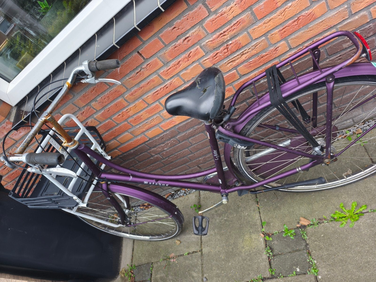 Opknapfiets - Paarse Damesfiets, Velgrem, Versnellingen, Ophalen, Overige merken