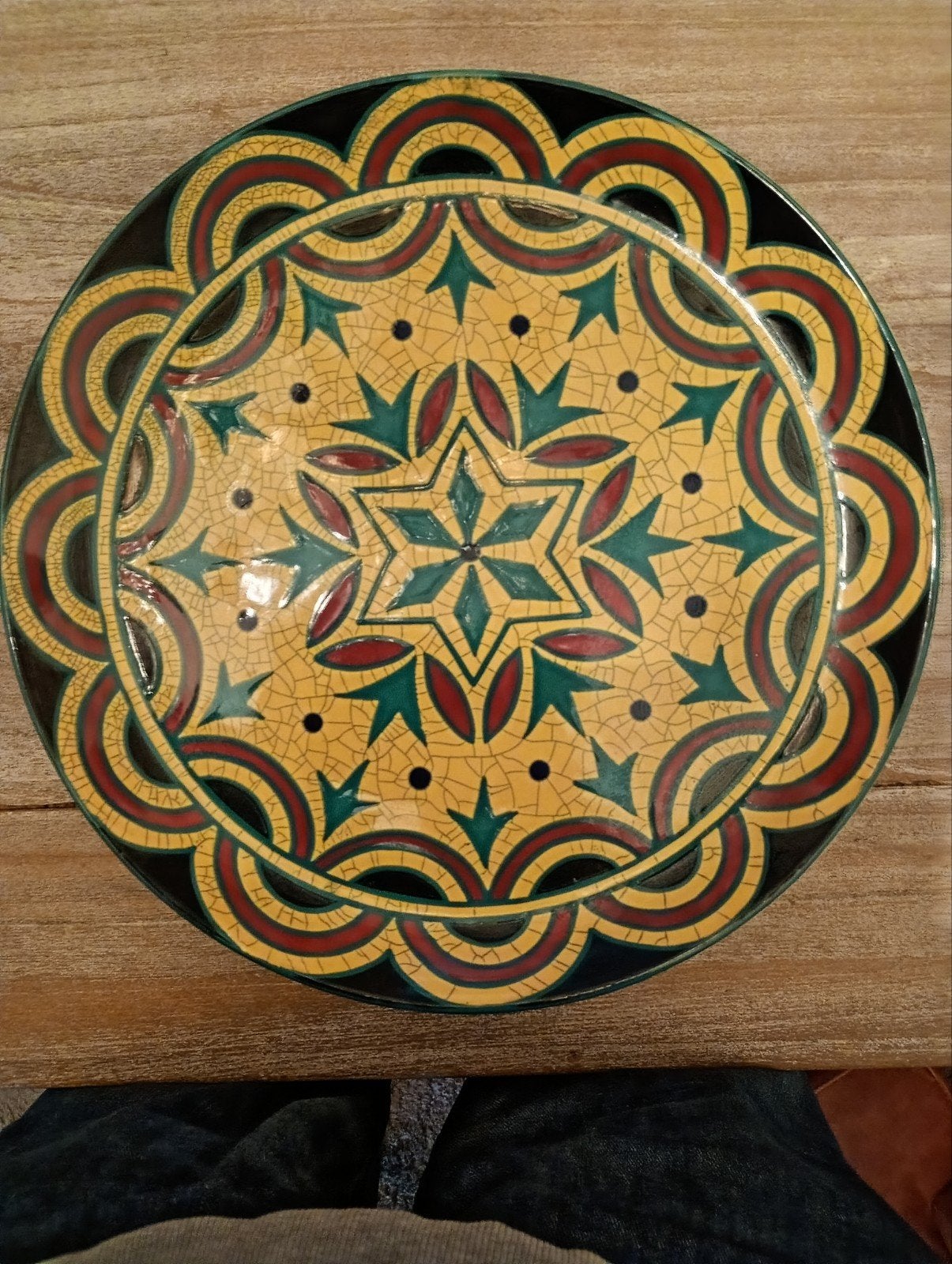 Art Deco bord van Wachtersbach, Duitsland (1920-1930), Ophalen of Verzenden