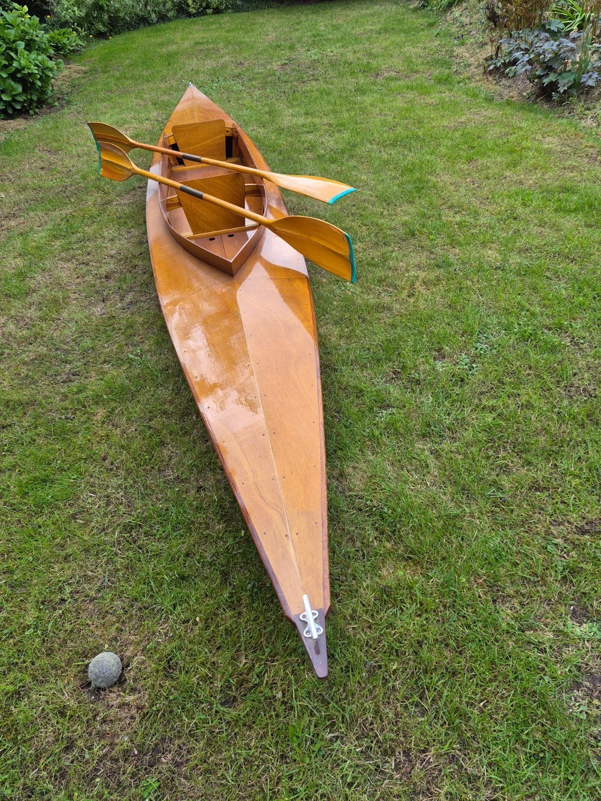 Houten kano, Watersport en Boten, Kano's, Ophalen, Twee personen, Overige typen, Met peddels