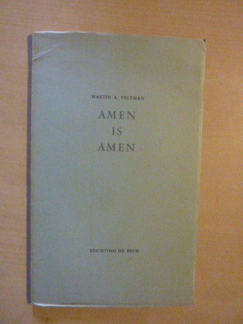 Martin A. Veltman - Amen is amen, Boeken, Verzenden, Zo goed als nieuw