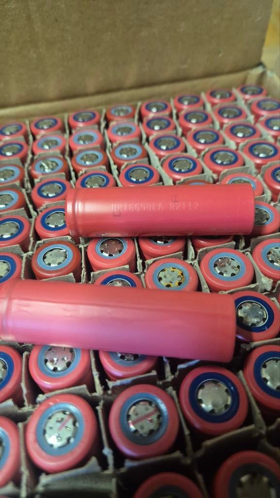 Panasonic/Sanyo Lithium-ion 18650 Batterijen 2000mah -getest, Ophalen of Verzenden, Gebruikt