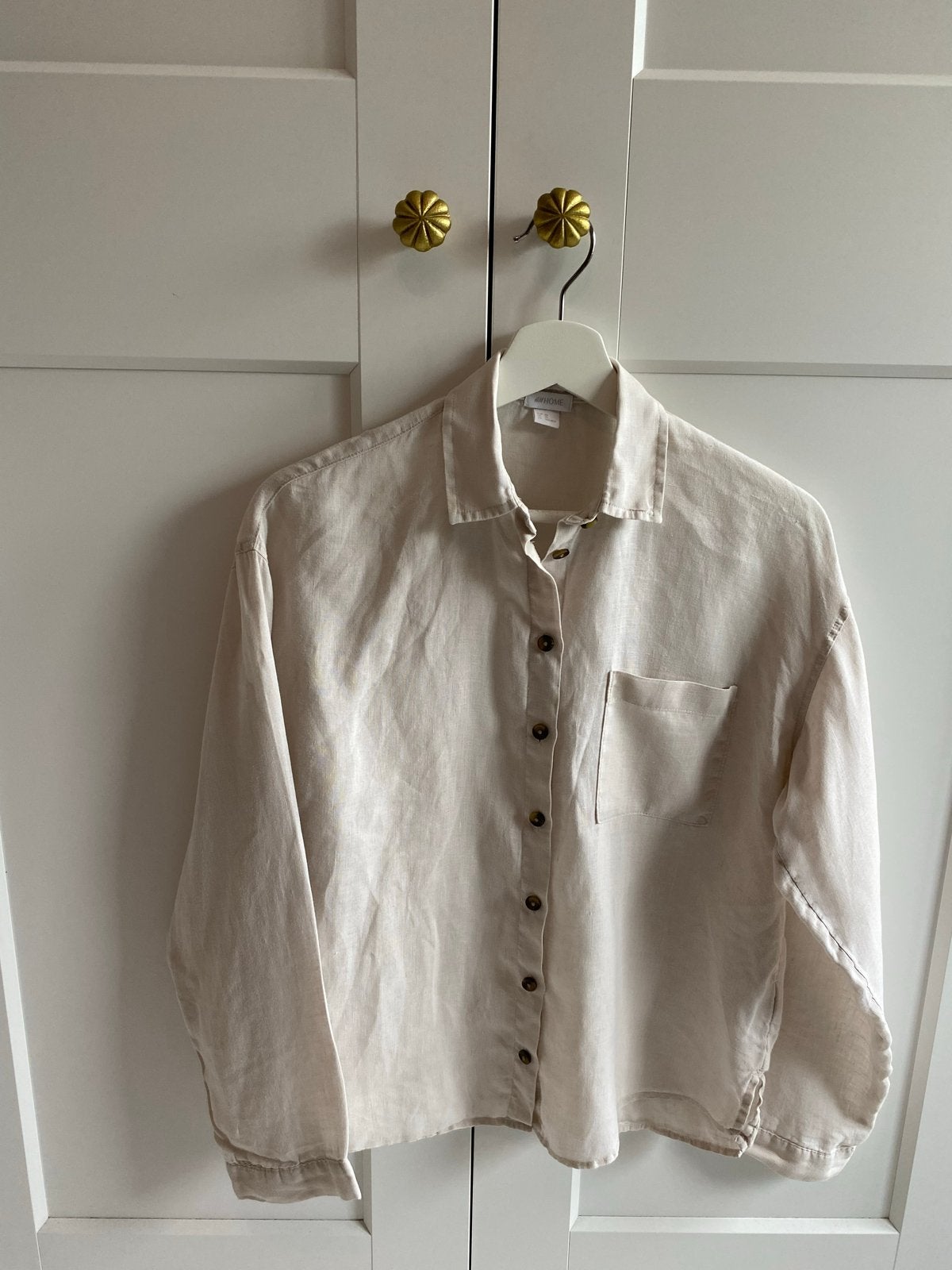 H&M Home  Blouse xs/s, Kleding | Dames, Blouses en Tunieken, Ophalen of Verzenden, Zo goed als nieuw, Maat 36 (S), Beige