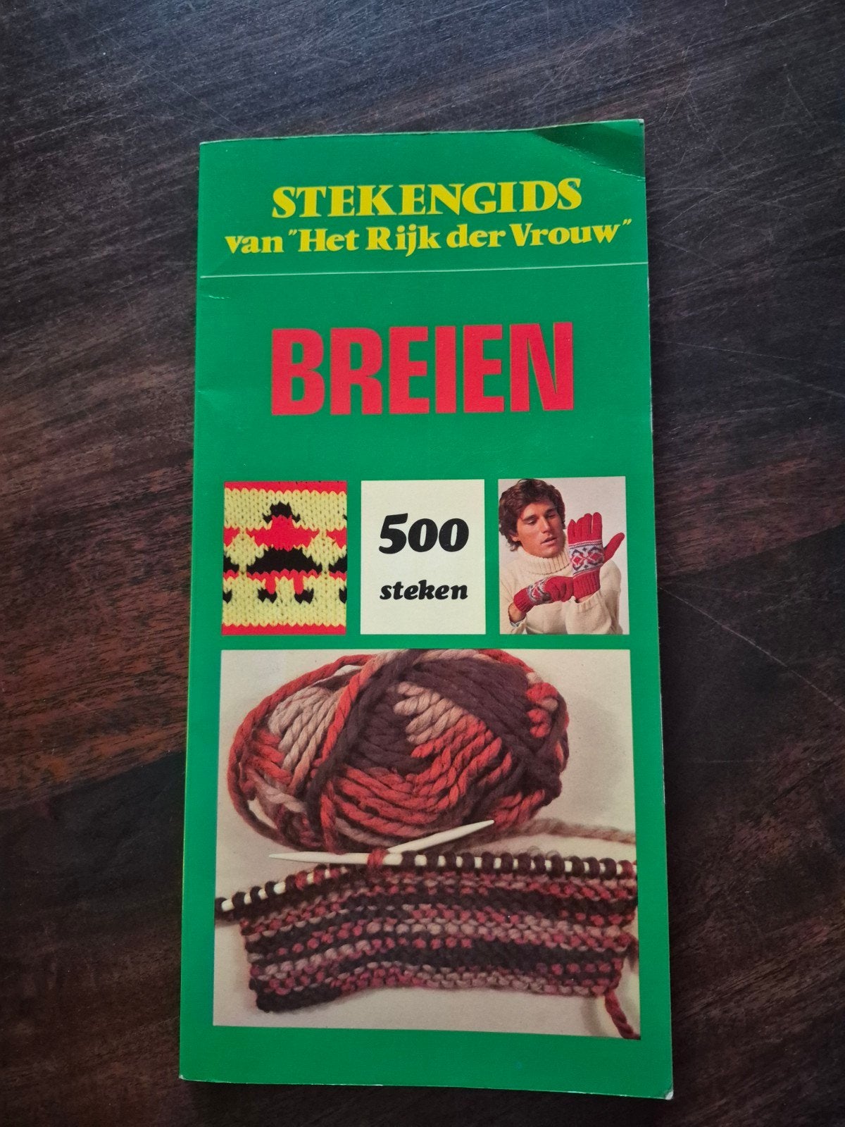 Breien, Stekengids met 500 steken, Ophalen of Verzenden, Zo goed als nieuw, Breien en Haken