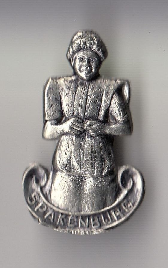 Spakenburg Traditionele Klederdracht broche, Gebruikt, Niet vindbaar, Niet vindbaar, Speldje of Pin