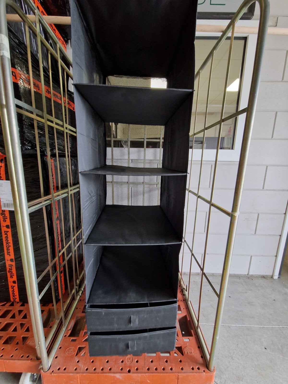 Hangende kledingkast organizer met lades en planken., Caravans en Kamperen, Caravan accessoires, Ophalen of Verzenden