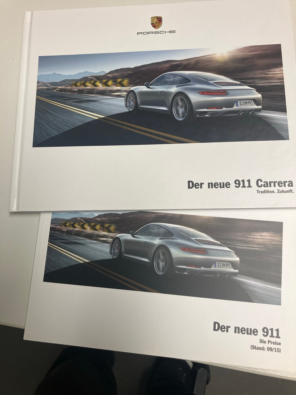 Porsche 911 Carrera Brochure & Prijslijst (2015), Ophalen of Verzenden, Zo goed als nieuw, Porsche