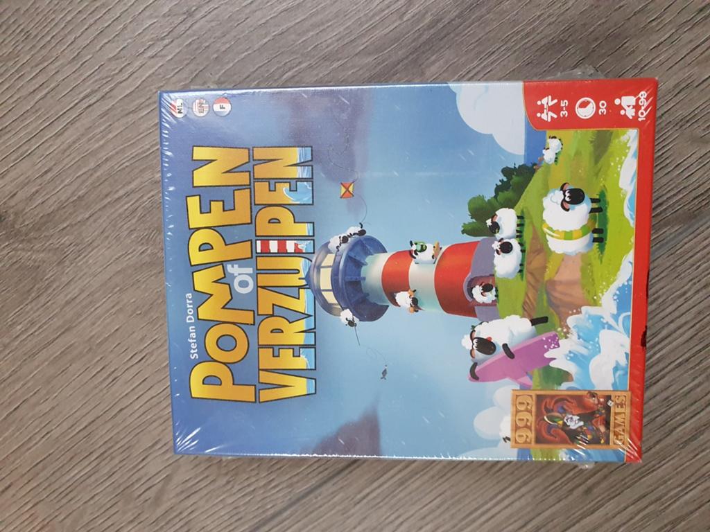Pompen of Verzuipen Kaartspel - Nieuw in verpakking, Ophalen of Verzenden, Nieuw