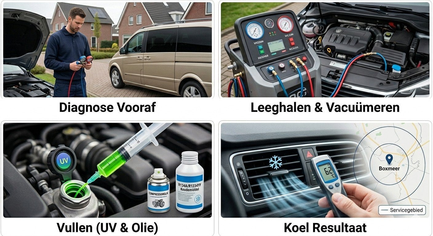 Auto Airco vullen op locatie! R134A R1234YF, Mobiele service, Overige werkzaamheden