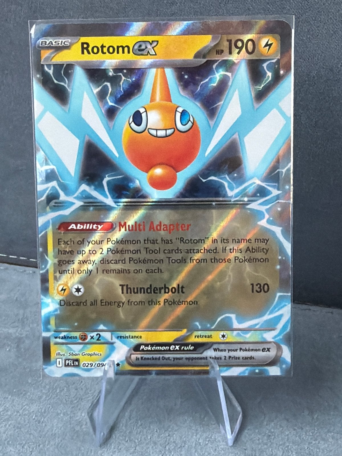 Pokémon Kaart: Rotom EX (029/098) - Zo goed als nieuw, Ophalen of Verzenden, Zo goed als nieuw, Losse kaart