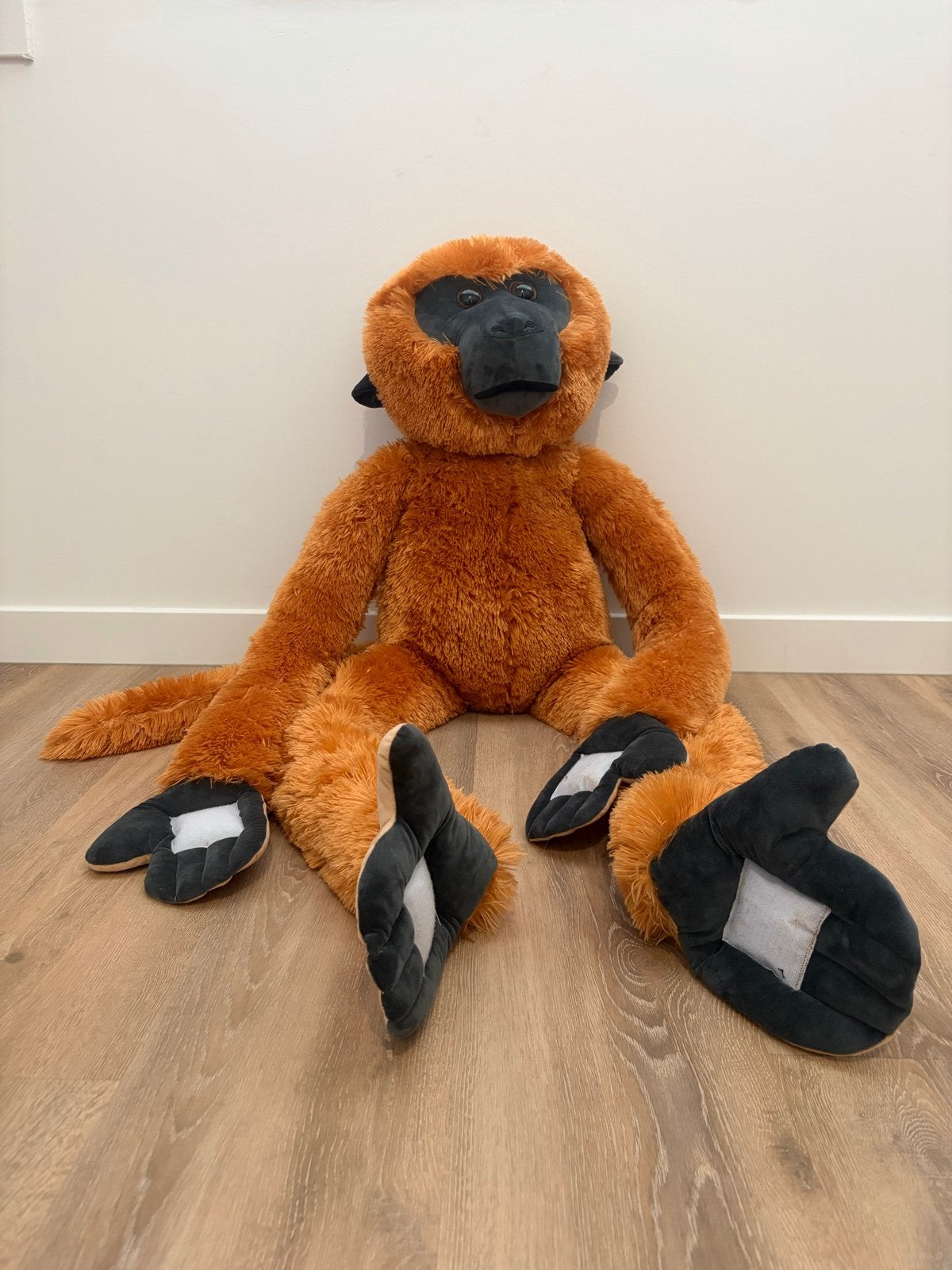 Grote pluche aap knuffel - Oranje, Ophalen, Oranje, Nieuw, Wasbaar