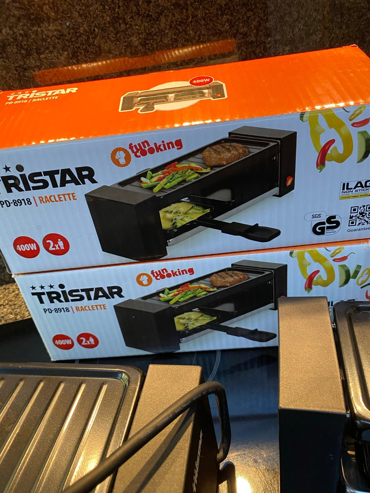 Tristar PD-8918 Raclette Grill - 2 stuks, Ophalen of Verzenden, Zo goed als nieuw