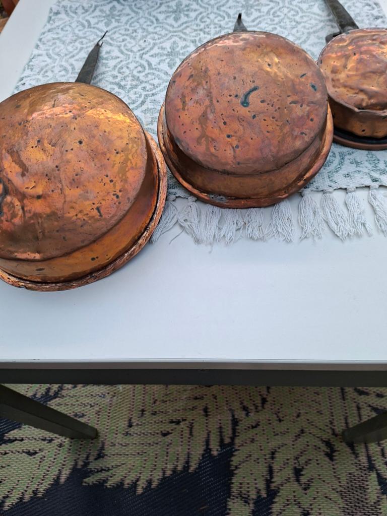Koperen steelpannen, Ophalen of Verzenden