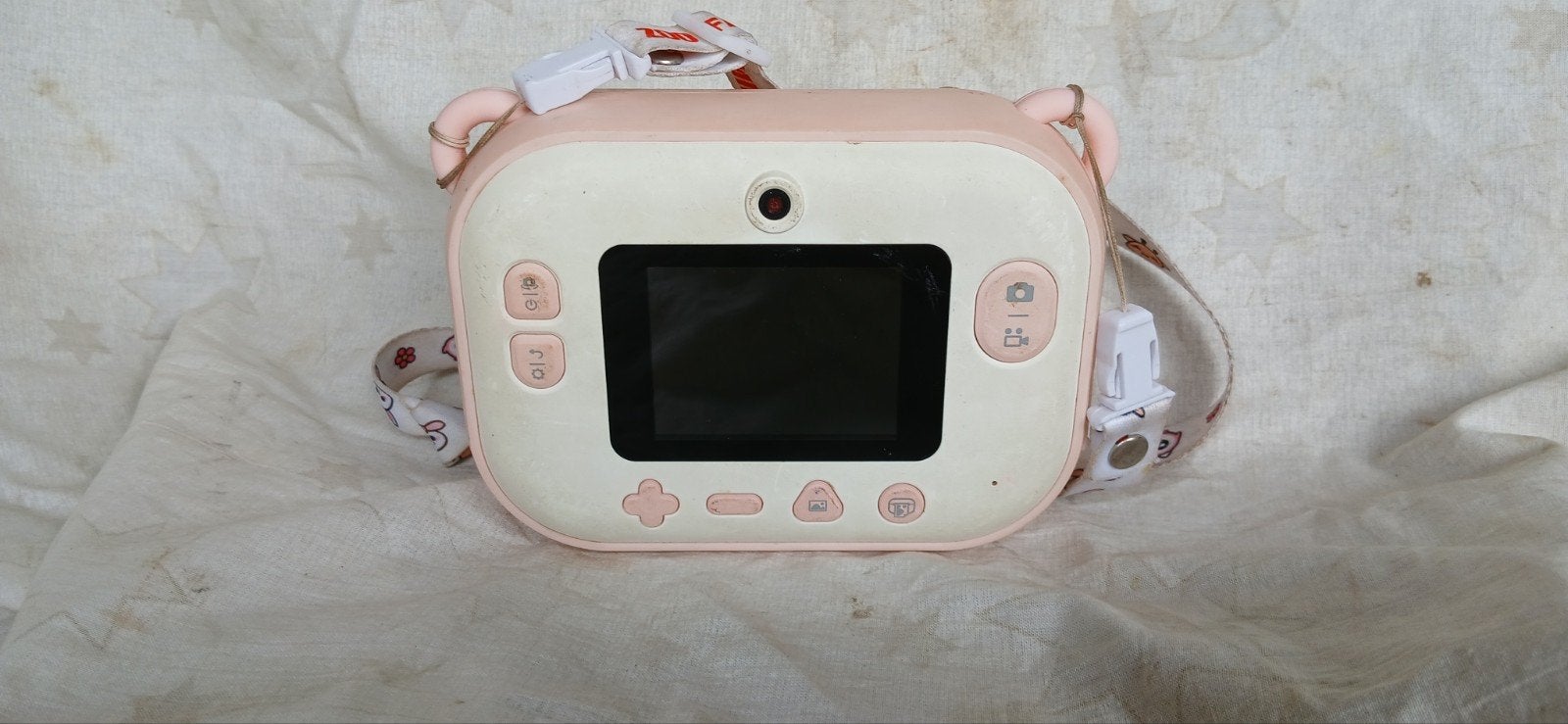 Leuke roze kindercamera met printfunctie, Ingebouwde flitser, Gebruikt, Ophalen of Verzenden, Kindercamera