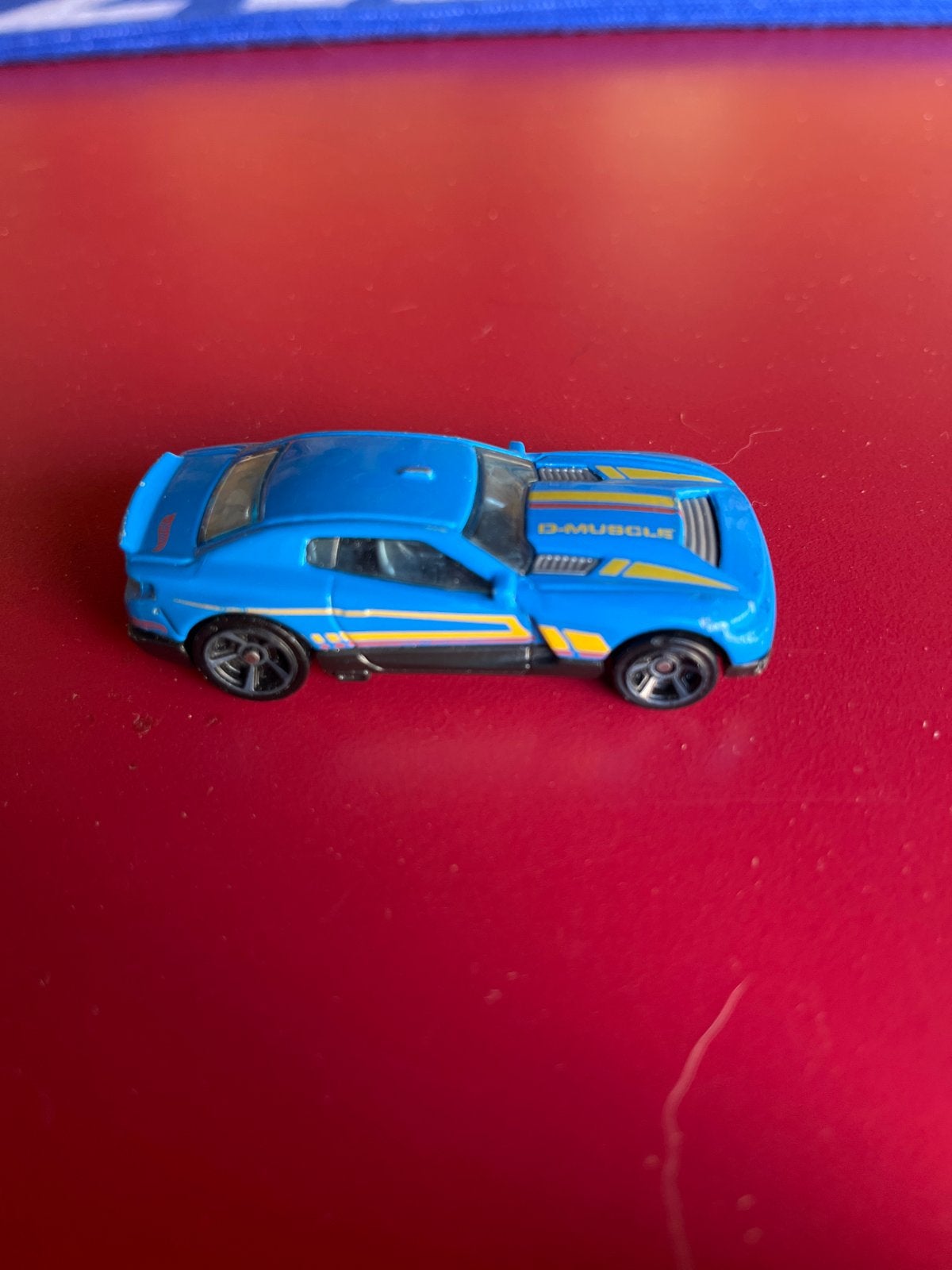 Hot Wheels 'D-Muscle' Blauwe Speelgoedauto, Ophalen of Verzenden, Gebruikt