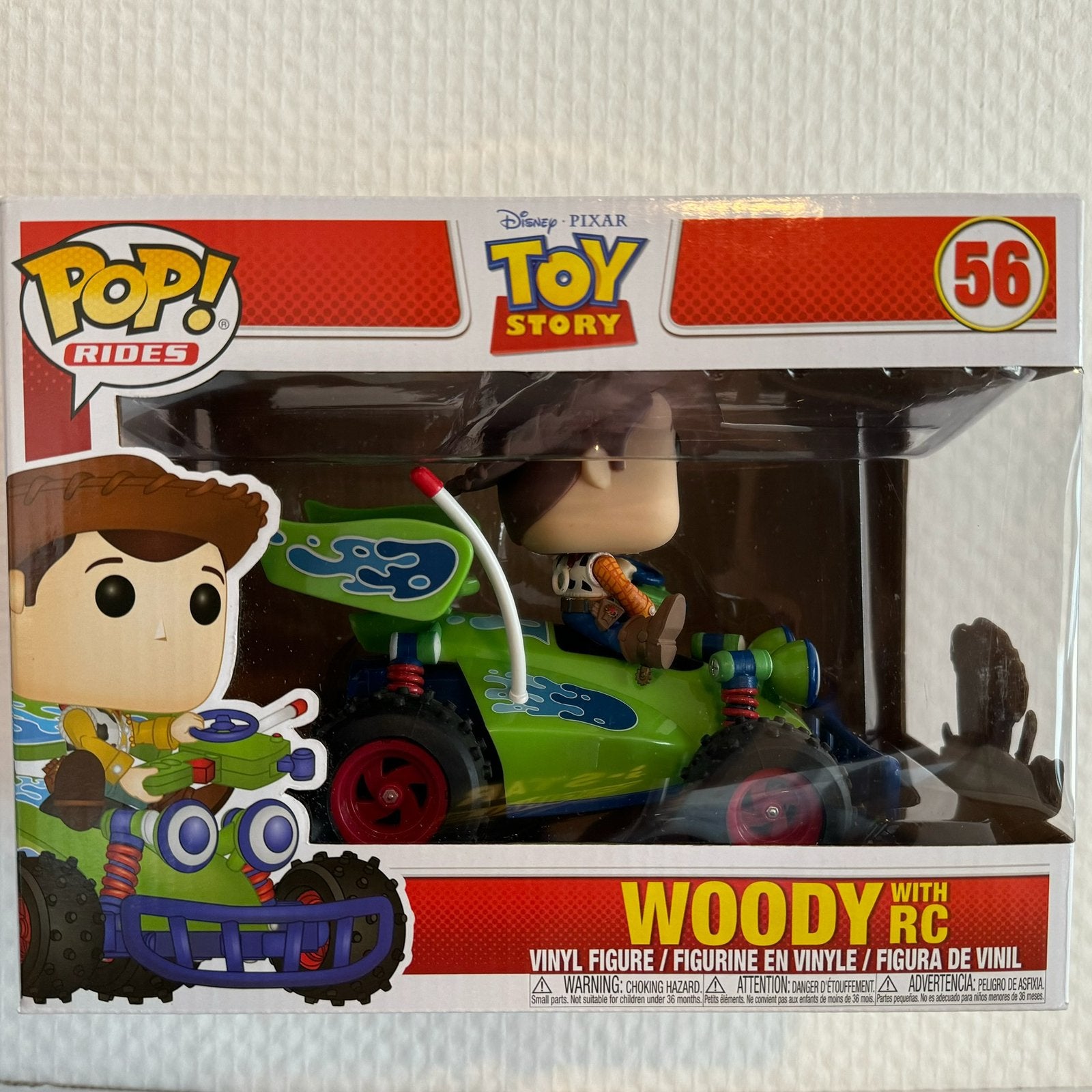 Nieuw FUNKO POP RIDES #56 Toy Story Woody with RC car, Ophalen of Verzenden, Nieuw