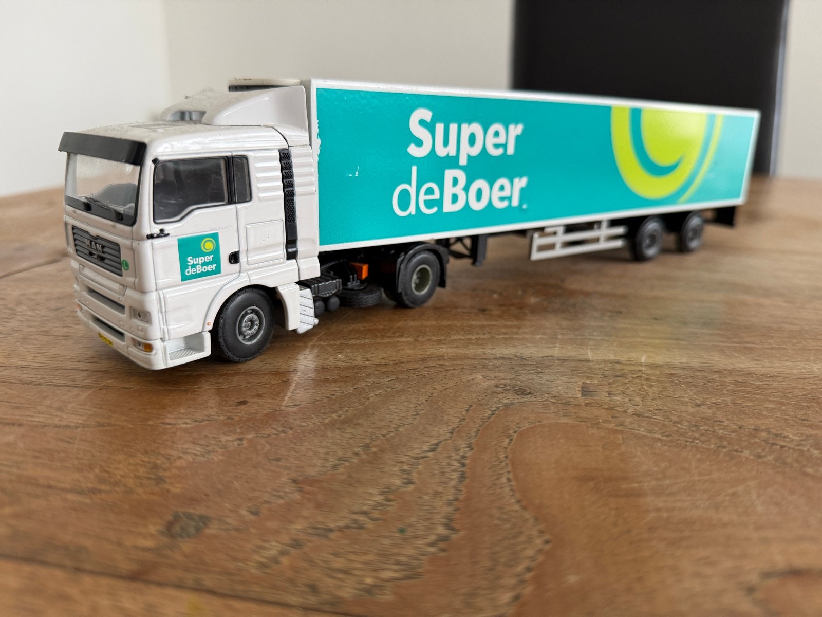 Lion Toys MAN Team Super de Boer vrachtwagen, Overige merken, 1:50 of kleiner, Ophalen of Verzenden, Zo goed als nieuw