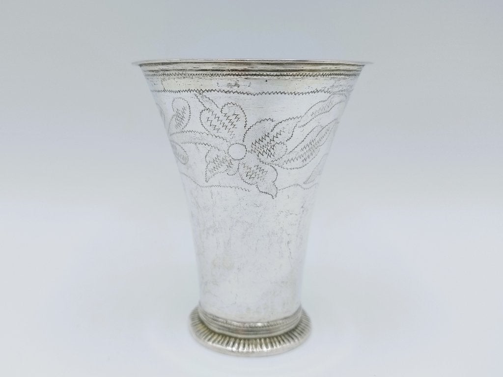 Zilveren beker, C.F. Seseman, Arboga, Zweden, 1790, Verzenden, Zilver