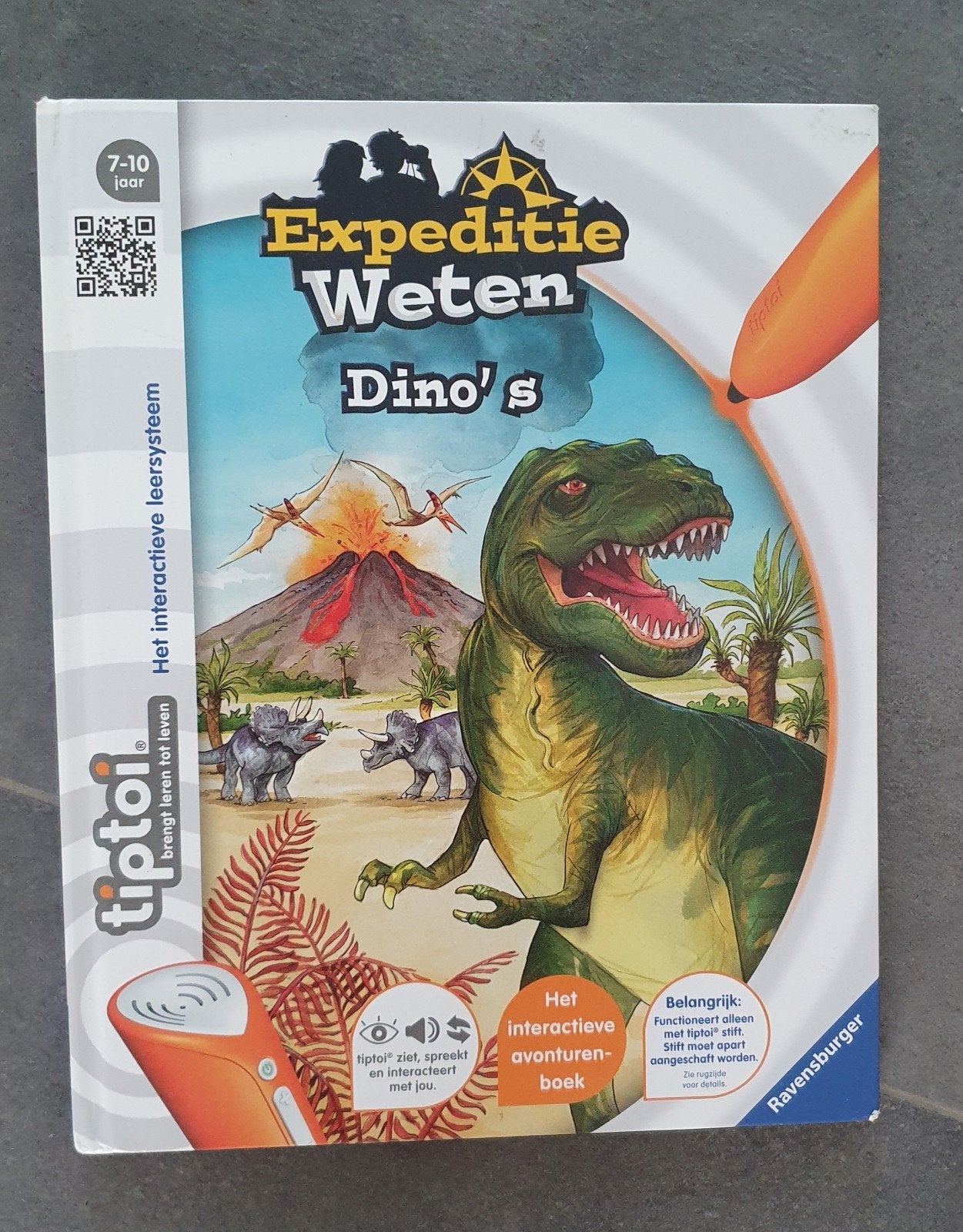 Tiptoi boek expeditie weten dino's, Ophalen of Verzenden, Zo goed als nieuw