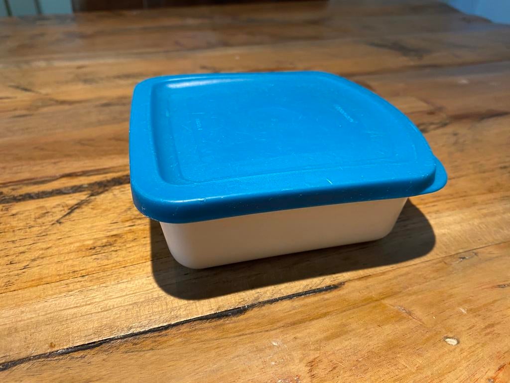 Tupperware diepvries bakje, Ophalen of Verzenden, Blauw, Bak of Kom
