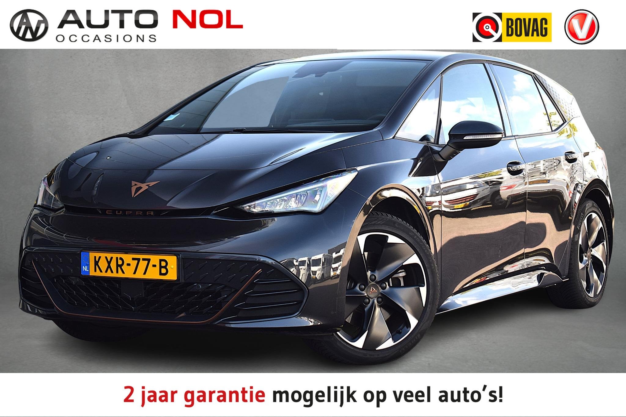 CUPRA Born Performance 82 kWh | SOH: 94,8 % | Stuur- en Stoe, Auto's, Achterwielaandrijving, Gebruikt, Zwart, 82 kWh