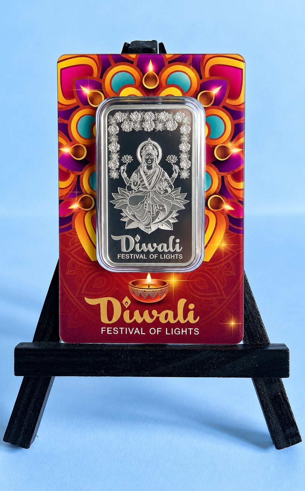 PAMP Suisse🇨🇭Diwali 2025 Lakshmi & Rangoli 1 oz Silver, Ophalen of Verzenden, Zilver