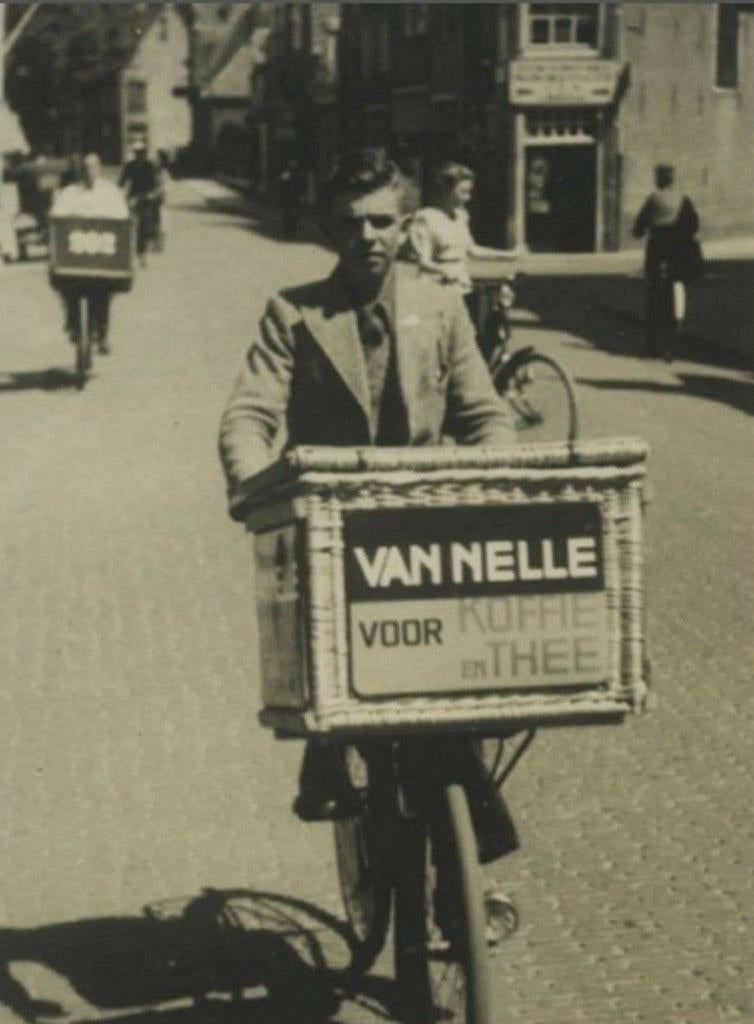 Antieke orginele mand voor transport fiets., Fietsen en Brommers, Ophalen of Verzenden, Gebruikt