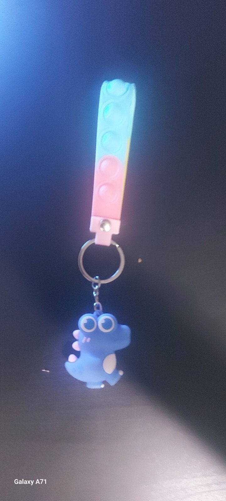 Pop It Fidget Speeltje Sleutelhanger Dinosaurus, Ophalen, Zo goed als nieuw, Knuffel of Figuurtje