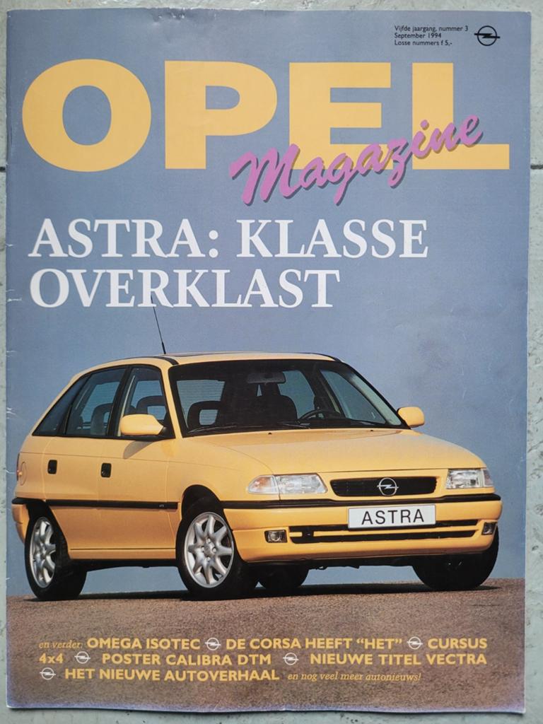 Opel magazine nr 3 van 1994, Boeken, Auto's | Boeken, Ophalen of Verzenden, Gelezen, Opel