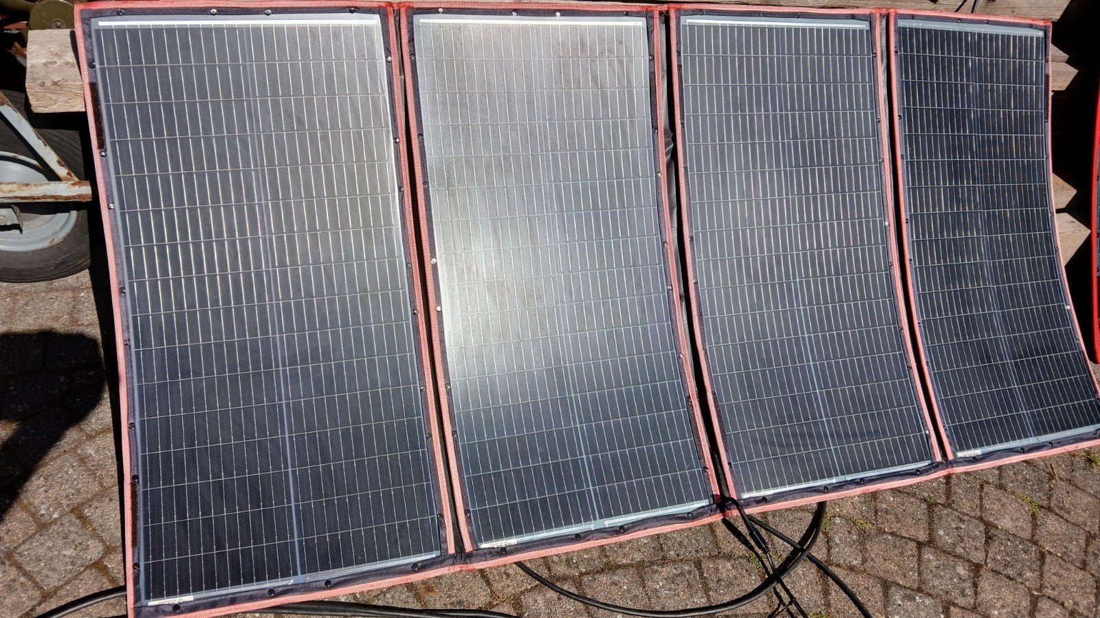 Zonnepanelen 300W set - Gebruikt, Caravans en Kamperen, Camper-accessoires, Ophalen, Gebruikt