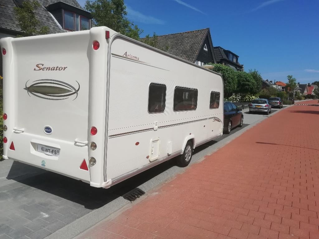 Caravan Bailey Senator 5 Arizona, Caravans en Kamperen, Caravans, Particulier, tot en met 4, 1250 - 1500 kg, Standaardzit, Overige merken