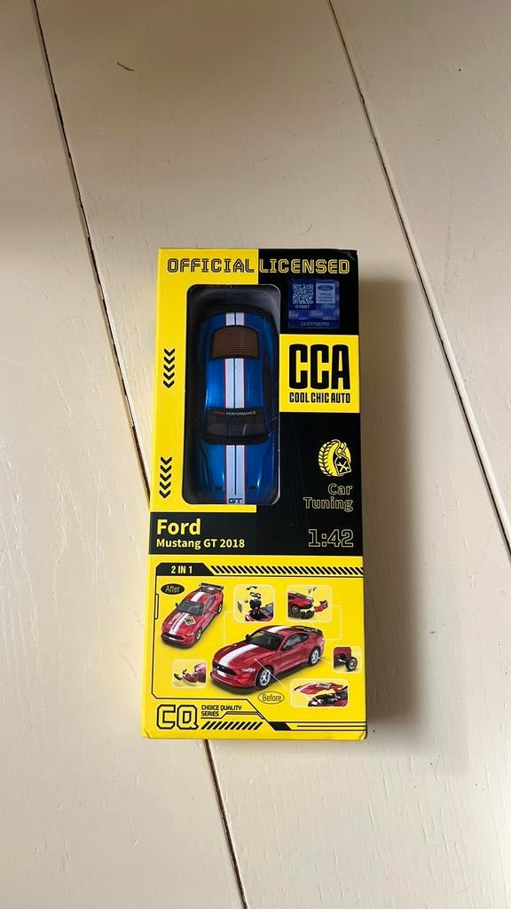 Ford Mustang 2 in 1 bouwpakket, Hobby en Vrije tijd, Modelbouw | Auto's en Voertuigen, Overige merken, Auto, 1:32 tot 1:50, Ophalen of Verzenden