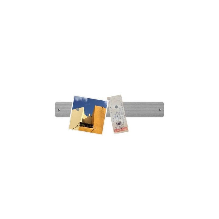 Magnetic strip bulletin board 5 x 35 cm rvs + 6 magneten, Diversen, Schoolborden, Nieuw, Accessoires, Verzenden