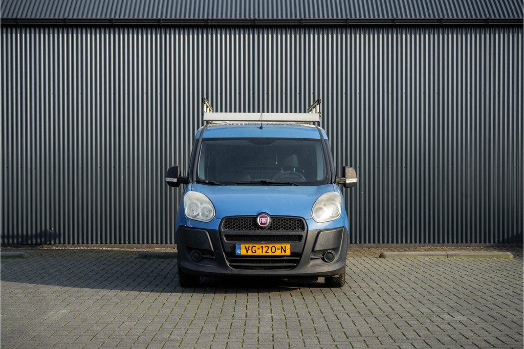 Fiat Doblò 1.3JTD Schuifdeur | Imperiaal | Airco (bj 2013), Euro 5, Stof, Gebruikt, Zwart