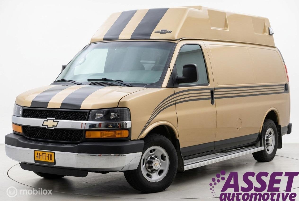 Chevrolet Chevy Van 6.0 V8 LPG | professionele camperombouw, Caravans en Kamperen, Buscamper of Camperbus, 300 Renaissance Center, Detroit, MI 48265, Verenigde Staten (USA)