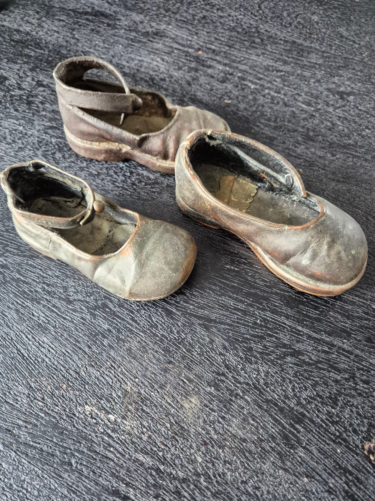 Verbronsde babyschoentjes - Uniek aandenken, Antiek en Kunst, Ophalen of Verzenden