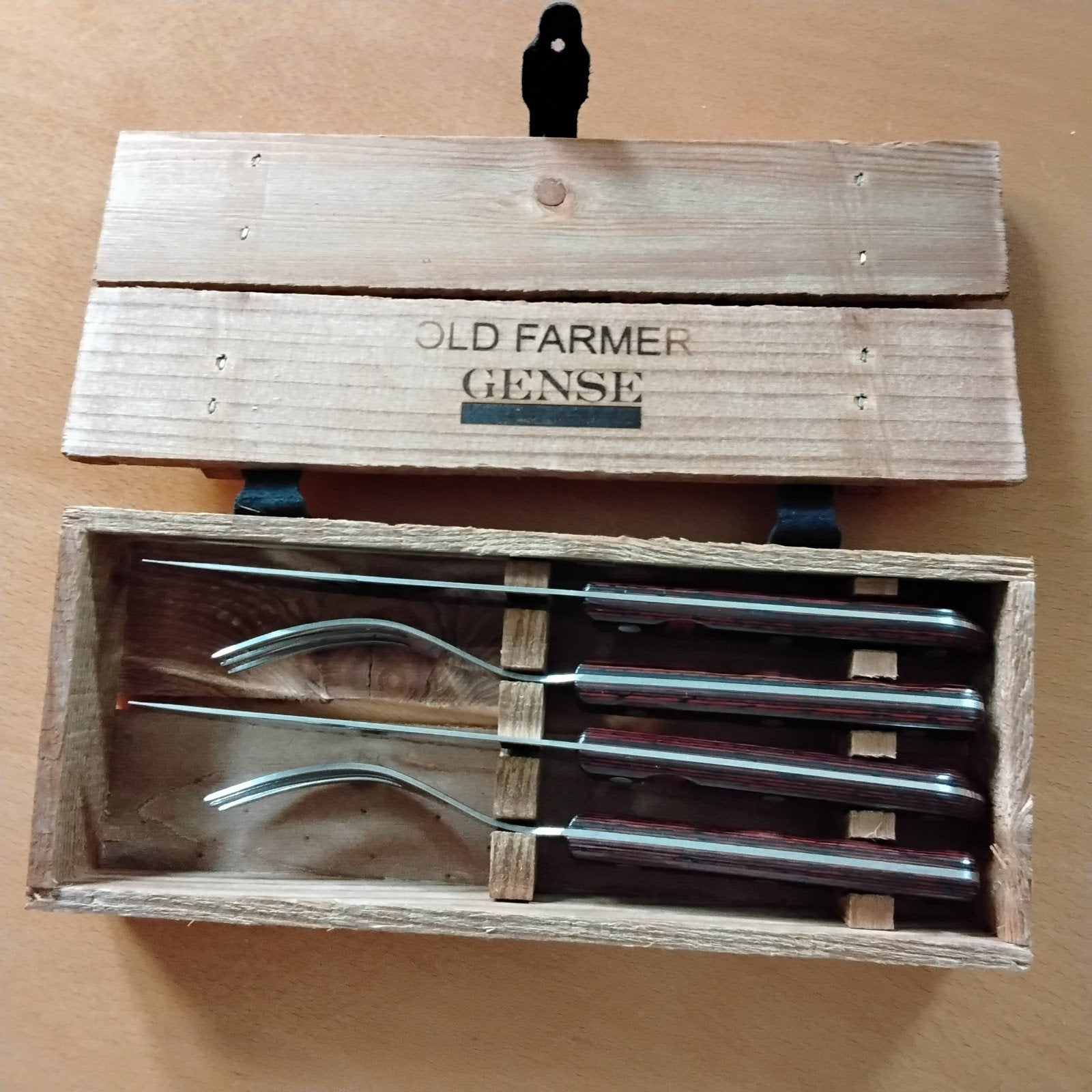 Gense Old Farmer grill bestekset, Ophalen of Verzenden, Nieuw, Rvs of Chroom