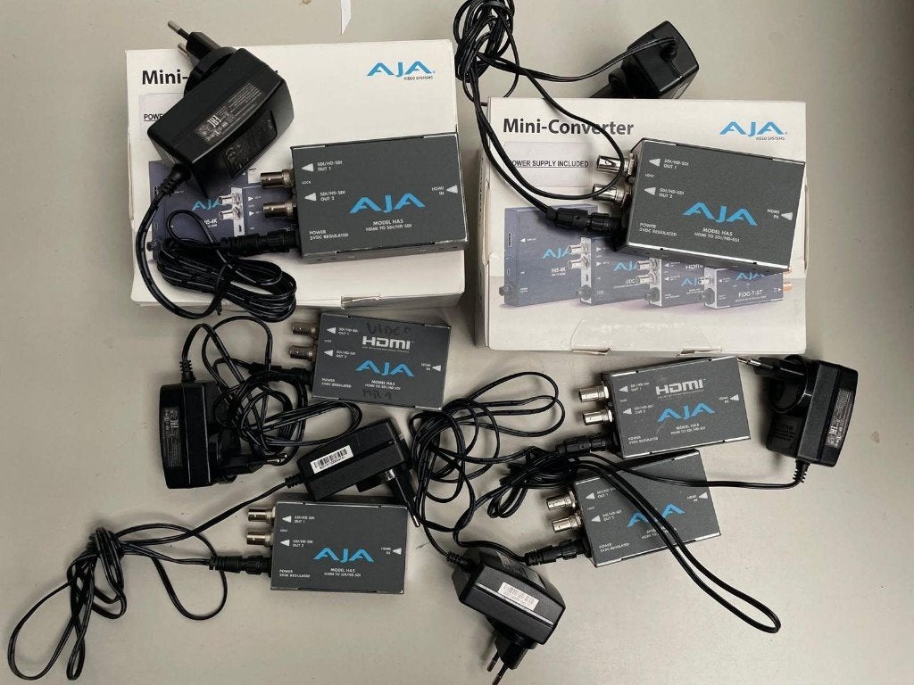 5x AJA HA5 hdmi to sdi converters, Aja, Ophalen of Verzenden, Zo goed als nieuw, Aja