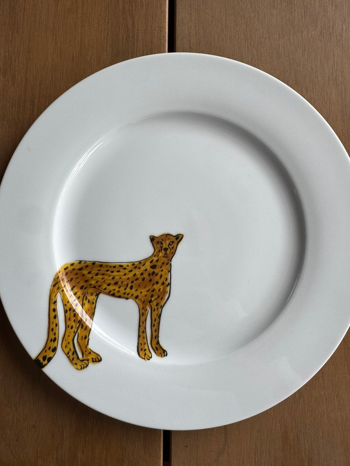 8pcs - Diner bord 27cm Fabienne Chapot - Animaux de Cuisine, Ophalen, Zo goed als nieuw, Overige stijlen, Bord(en)