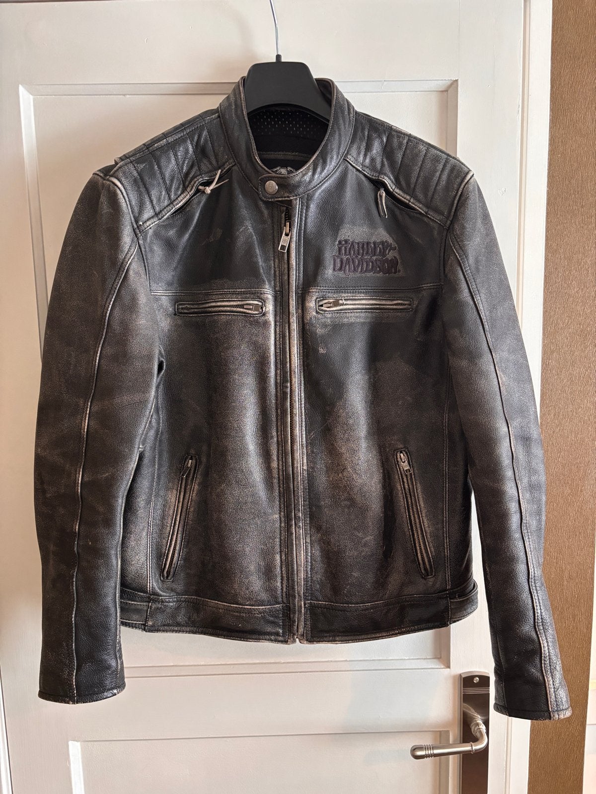 Harley-Davidson Leren Motorjas - Maat XL, Motoren, Kleding | Motorkleding, Jas | leer, Heren, Tweedehands, Ophalen of Verzenden
