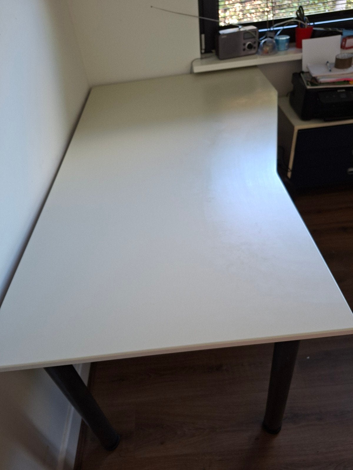 bureau 80x180, Huis en Inrichting, Ophalen, Gebruikt, In hoogte verstelbaar, 180 cm
