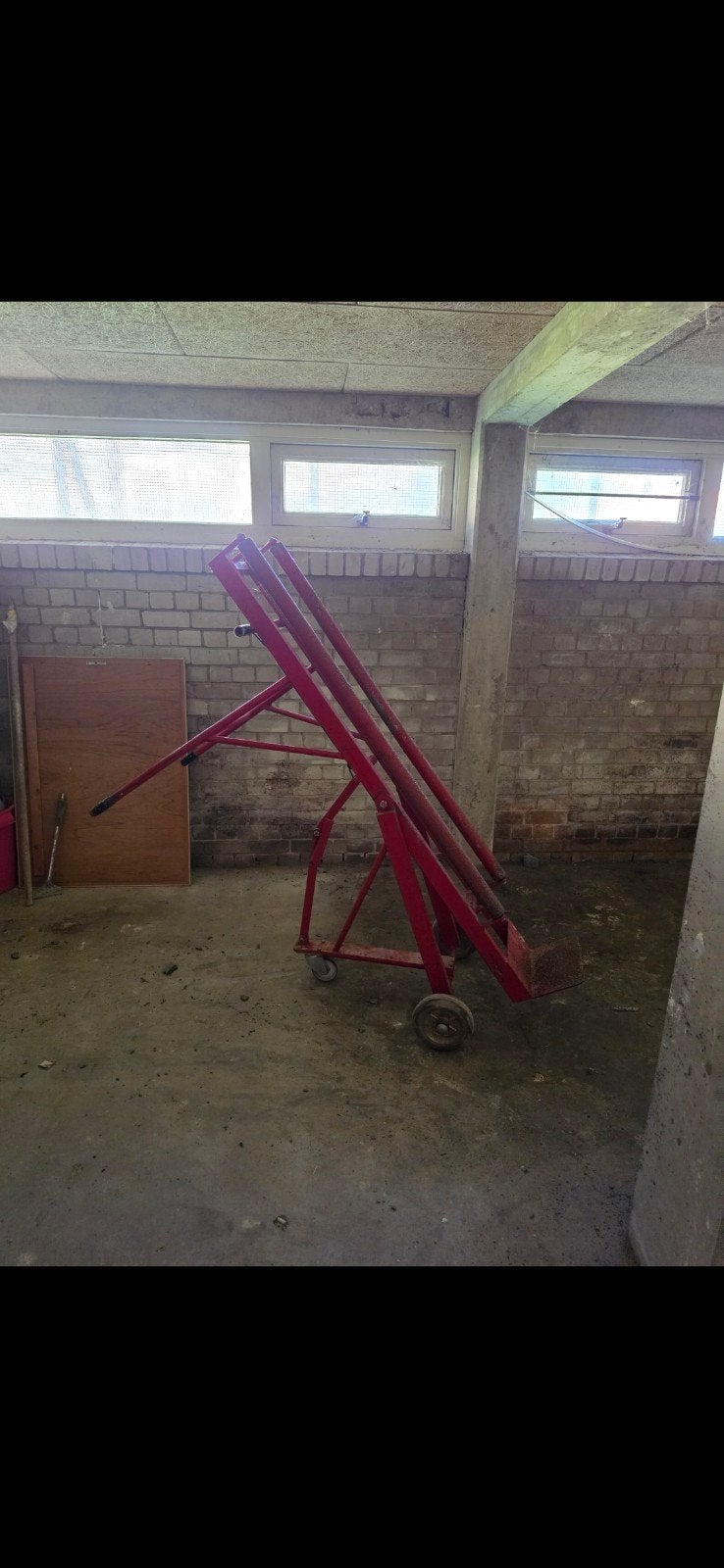 Steekwagen afrolwagen voor marmoleum en pvc, Huis en Inrichting, Ophalen