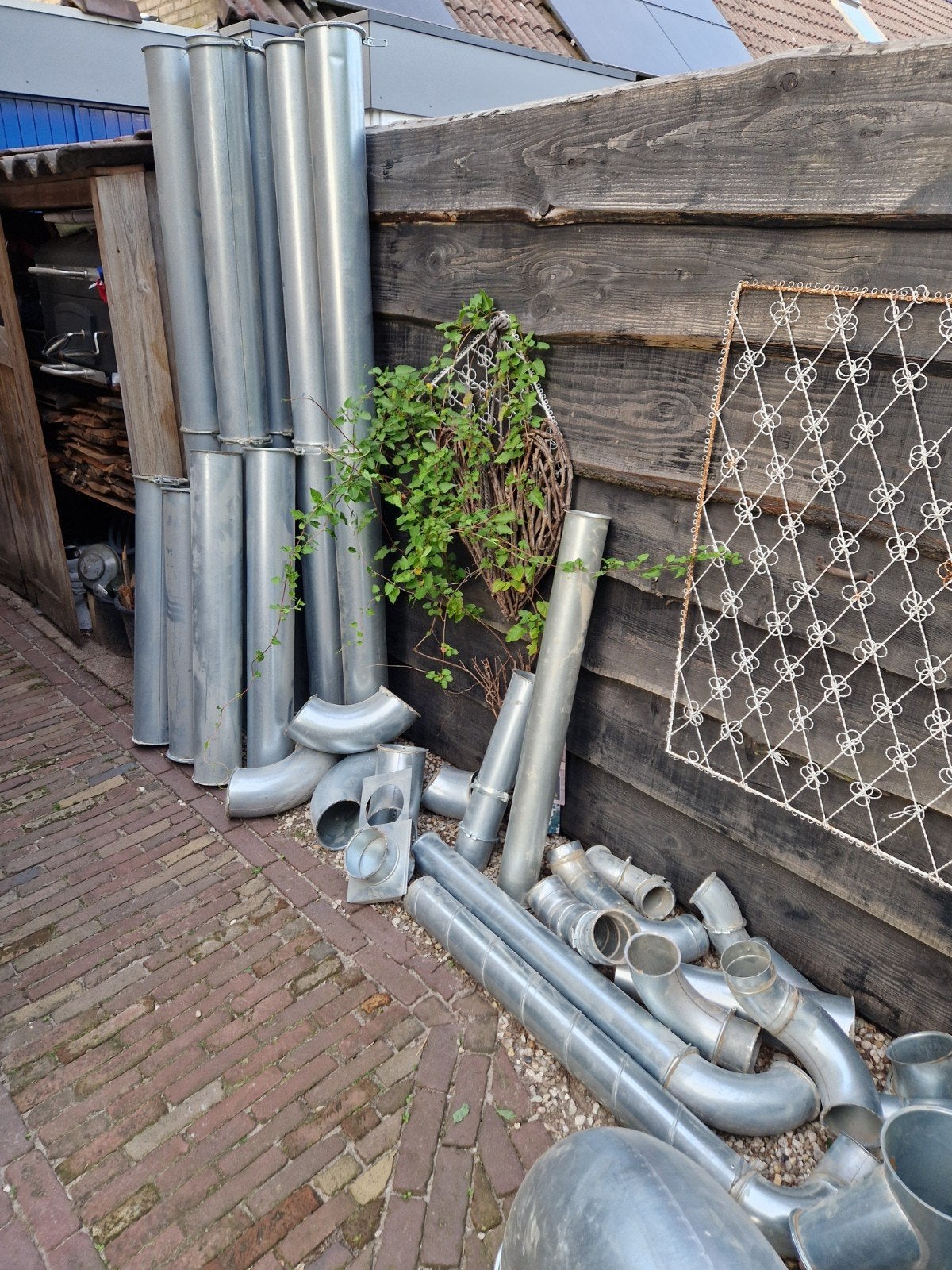 div ventilatiebuizen en hulpstukken, klemsysteem, Ophalen