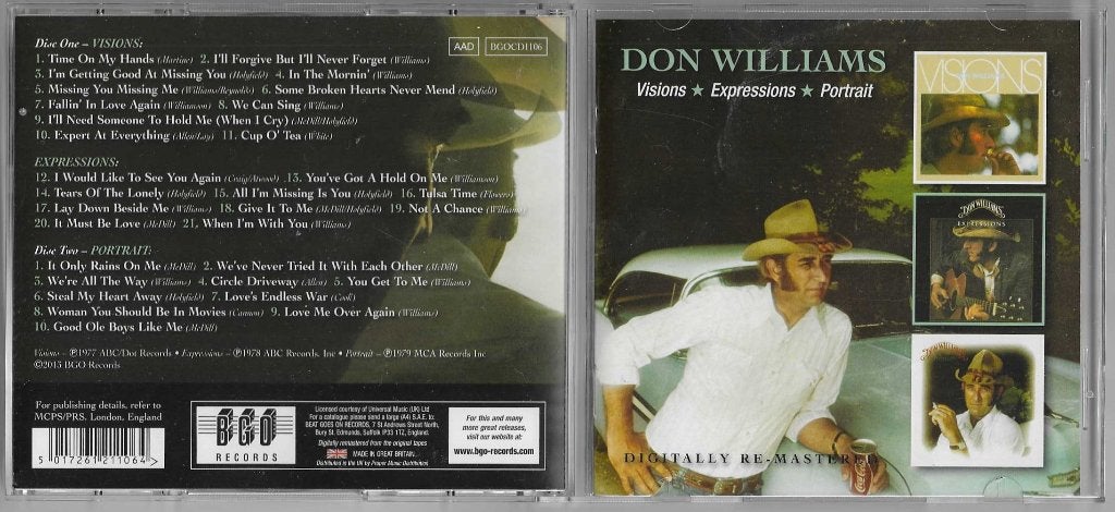 Don Williams - Visions / Expressions / Portrait, Ophalen of Verzenden, Gebruikt