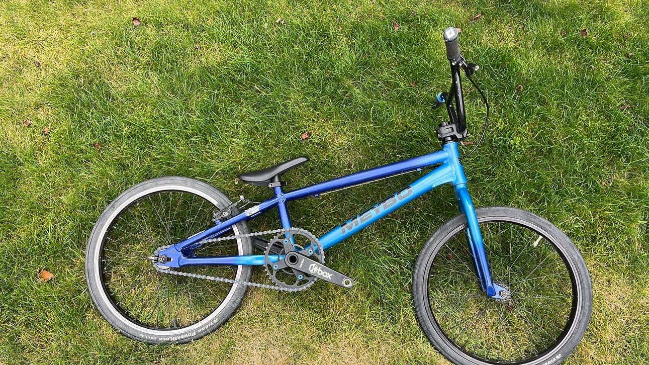 Meybo BMX fiets Expert XL blauw, Fietsen en Brommers, Ophalen, Velgrem, Aluminium, 16 tot 20 inch