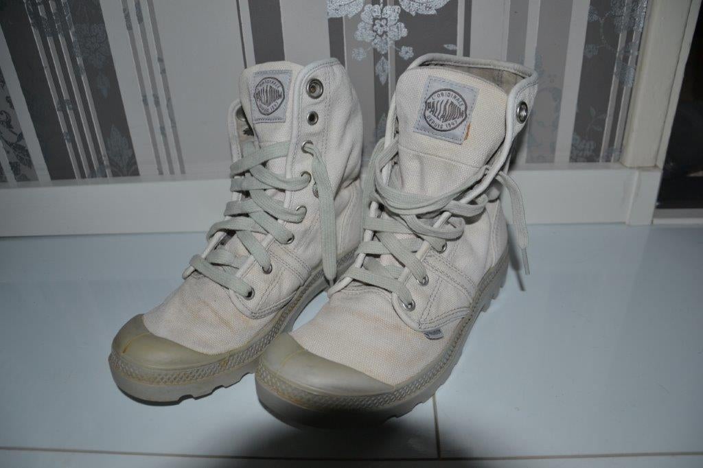 Grijze Palladium's, maat 38., Palladium, Ophalen of Verzenden, Grijs, Sneakers of Gympen